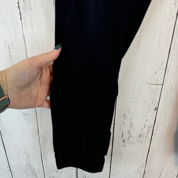 Lululemon Black Wunder Under Pant Roll Down Dance Cropped Leggings Size 6 - Picture 6 of 16